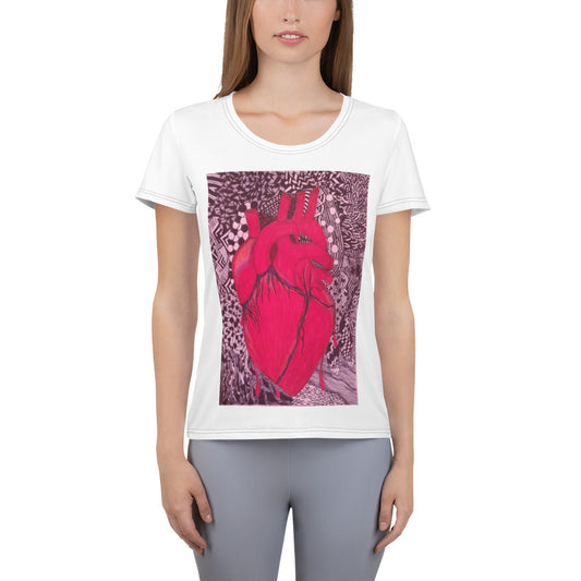 All-Over Print Women's Athletic T-shirt